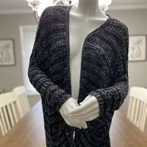 Free People Bat Winged Open Knit Cardigan Size M
